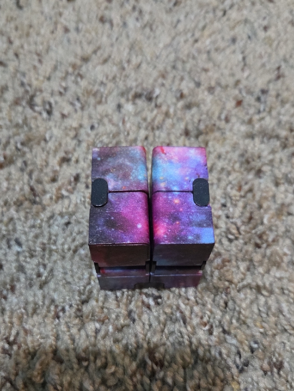 Amazon Galaxy Infinity Cube Fidget Toy - Purple, Pink, Blue